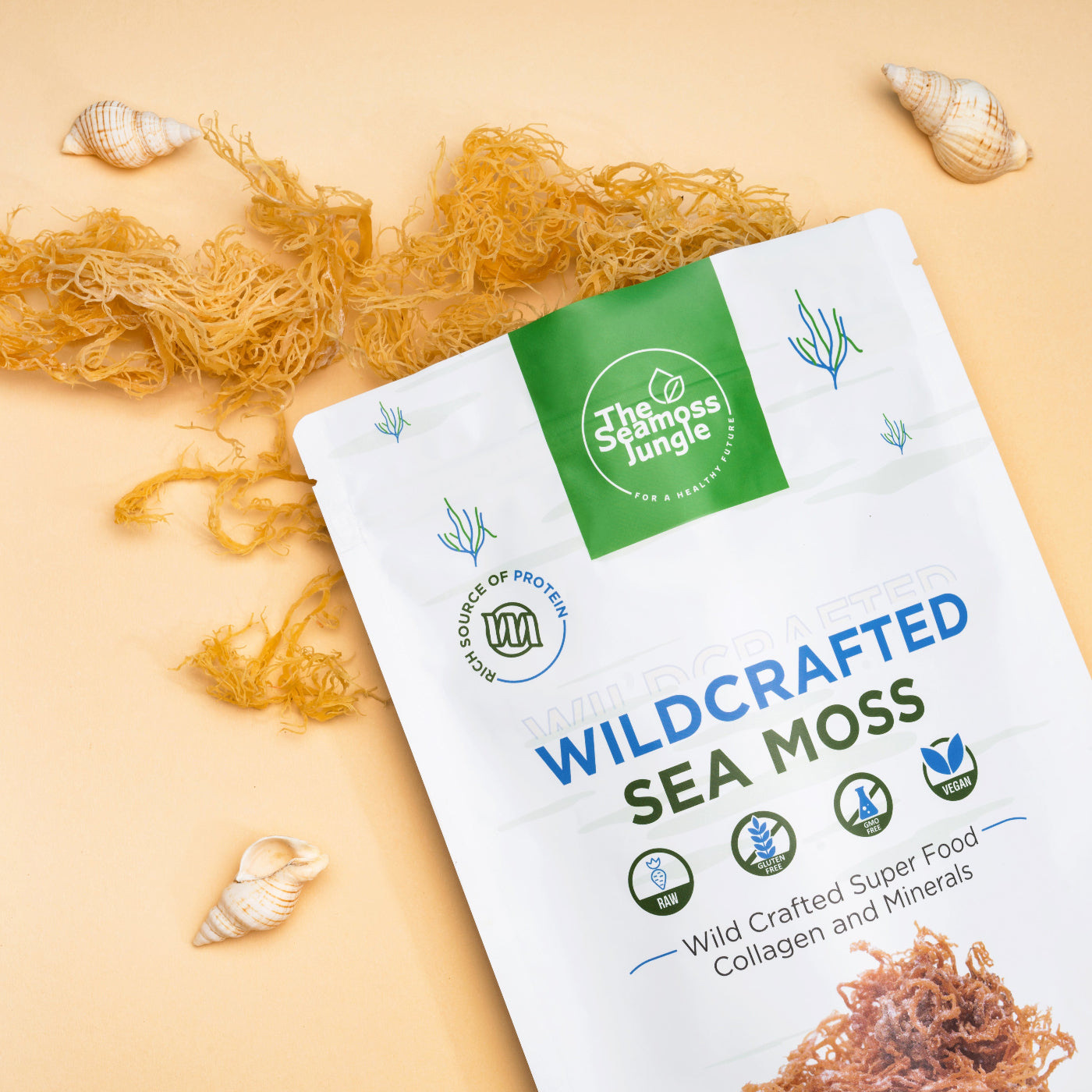 Sea moss kapseln: bio seemoos alge im vergleich