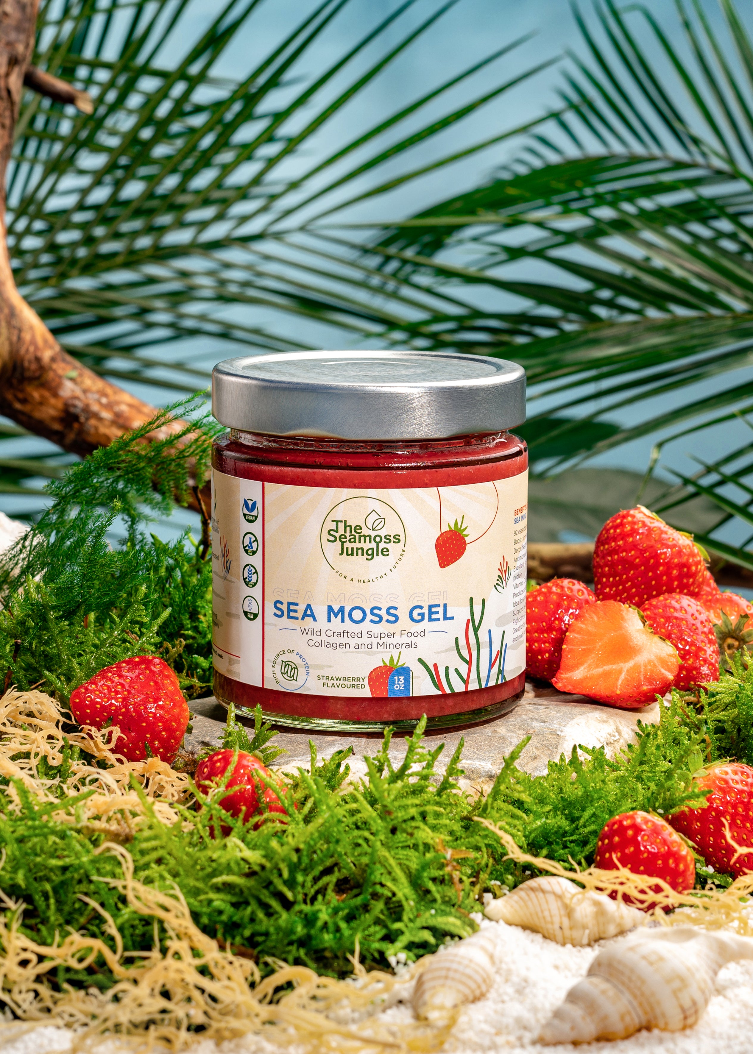 Sea Moss Essentials – Truskawka 